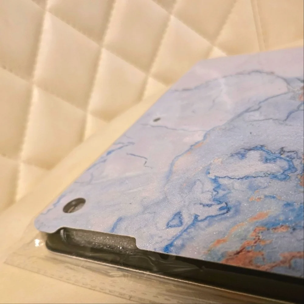 Indigo Gold Marble iPad Case 10.2 for 7/8/9 ~ 10.2 Inch Screen - Picture 4 of 8